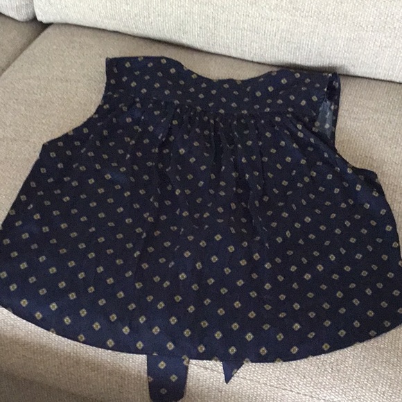 Free People front tie, high/low top, size large - Picture 4 of 6